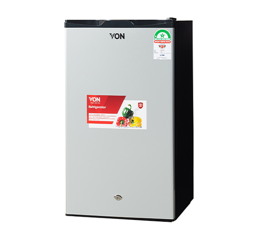 Von VARM-11DHS Mini Fridge 90L - Silver