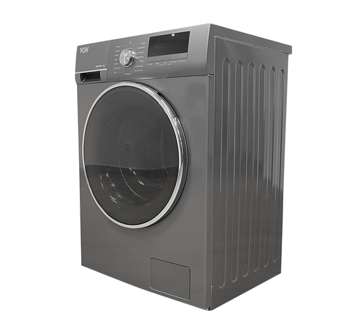 Von VALW-07FXS Front Load Washing Machine Silver - 7KG