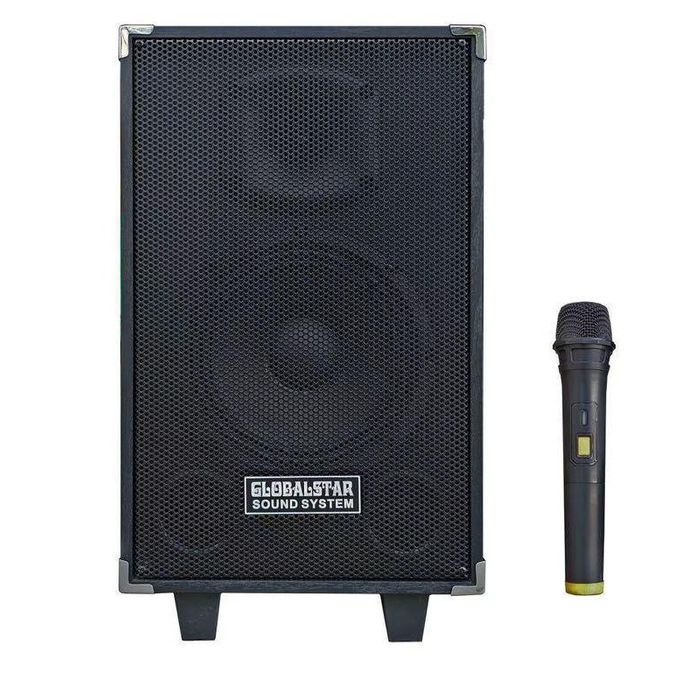 Globalstar L802 8inch Outdoor Rechargeable Speaker With Bluetooth Microphone
