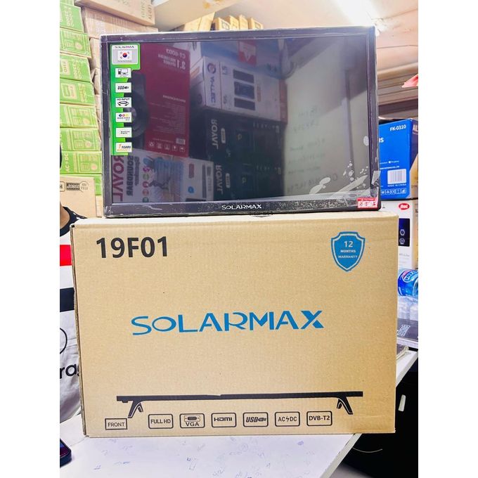 Solarmax 19'' INCH AC/DC LED DIGITAL TV With Inbuilt Decorder
