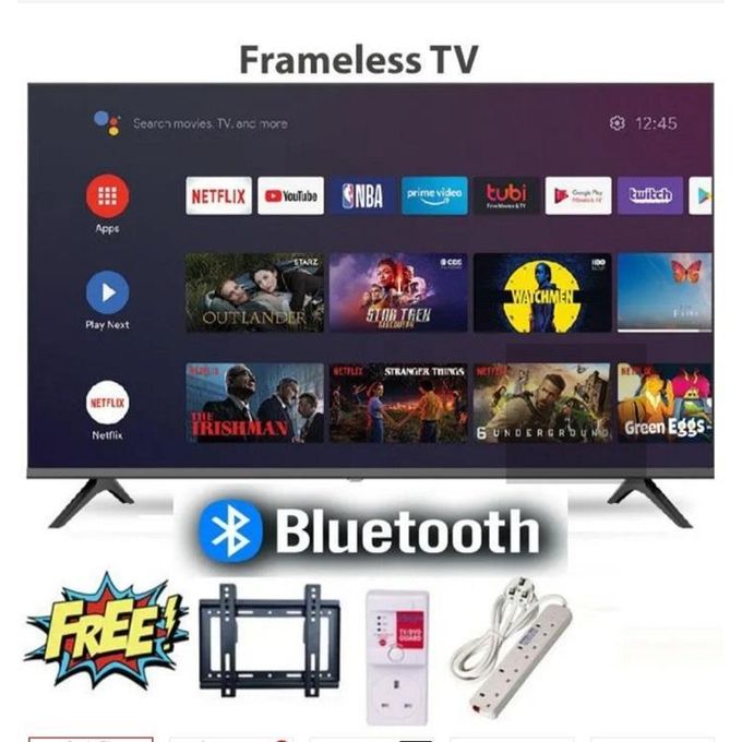 Globalstar 32UK 32" INCH SMART ANDROID & DIGITAL TV HD TELEVISION WITH INBUILT DECODER FOR LOCAL CHANNELS,BLUETOOTH CONNECTIVITY, WIFI CONNECTIVITY