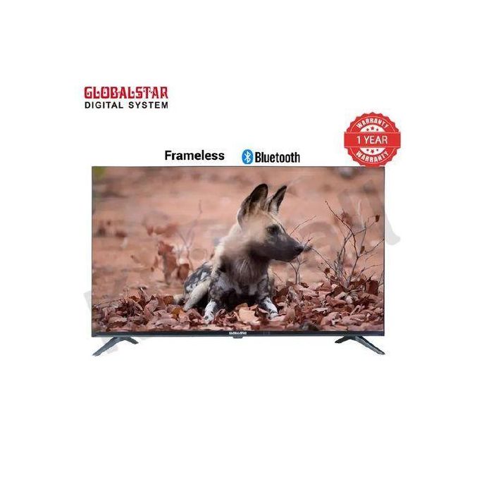 Globalstar Tv 40"INCH 40UK FRAMELESS SMART ANDROID & DIGITAL TELEVISION, BLUEOOTH ENABLED TV, NETFLIX, YOUTUBE, APP STORE, FACEBOOK WATCH, PRIMEVIDEO,WIFI CONECTIVITY,,MULTIPLE USB&HDMI PORTS(1 YR WARRANTY)