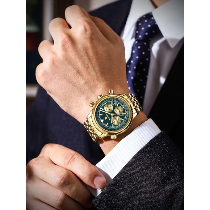 POEDAGAR 960 Luxury Military Watch For Men Waterproof Luminous Date Chronograph Man Watch Sport Quartz Stainless Steel Men's Watches