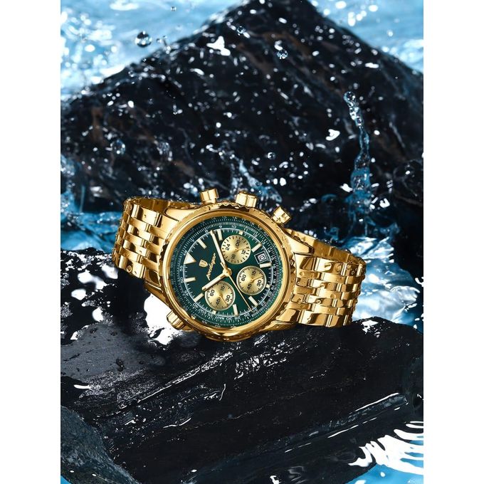 POEDAGAR 960 Luxury Military Watch For Men Waterproof Luminous Date Chronograph Man Watch Sport Quartz Stainless Steel Men's Watches