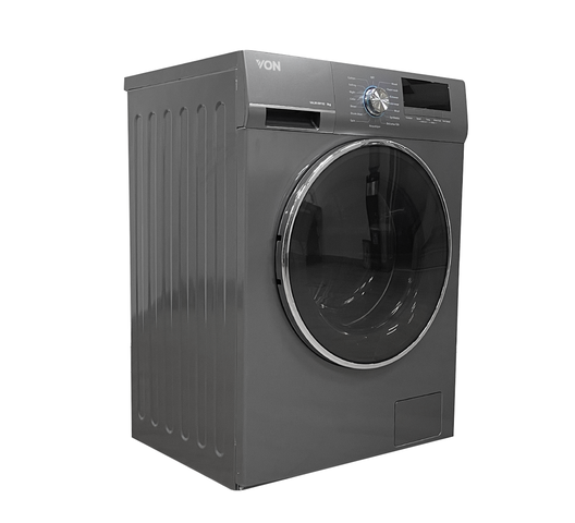 Von VALW-07FXS Front Load Washing Machine Silver - 7KG