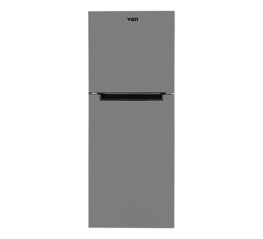 Von VART-27NHS Double Door Fridge 216L - Silver