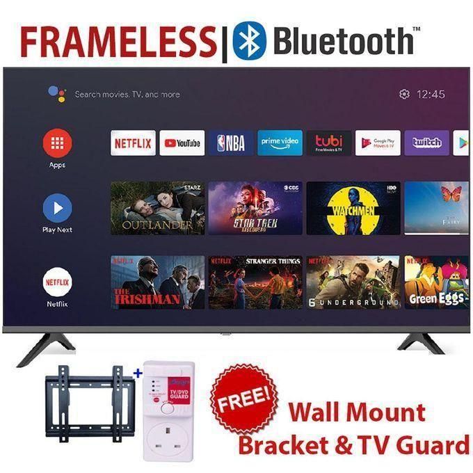 Globalstar 40"INCH 40UK FRAMELESS SMART ANROID & DIGITAL TELEVISION, BLUEOOTH ENABLED TV, NETFLIX, YOUTUBE, APP STORE, FACEBOOK WATCH, PRIMEVIDEO,WIFI CONECTIVITY