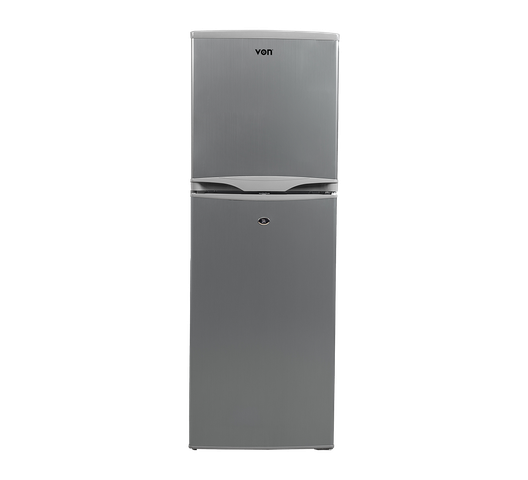 Von VART-22DHS Double Door Fridge 134L - Silver
