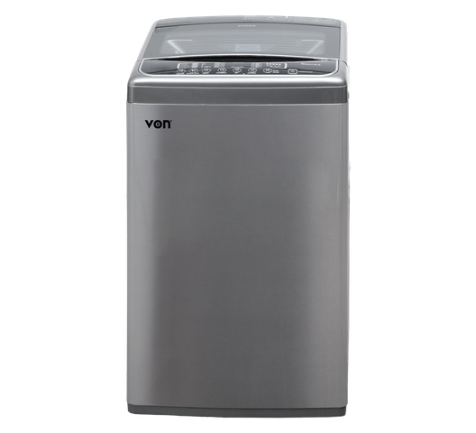 Von VALW-07TSX Top Load Washing Machine,7KG - Stainless Steel