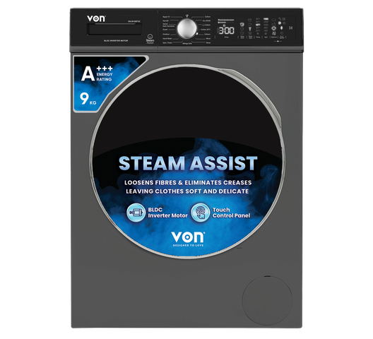 TCL Front Load Washing Machine Silver - 10KG