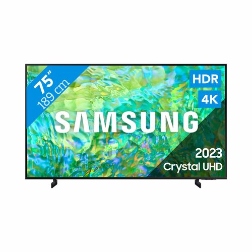 Samsung 75CU8000 75 Inch Crystal 4K UHD Smart LED TV