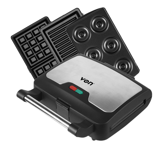 Von VSSP8AMCX Sandwich Maker 4 in 1 - Stainless Steel