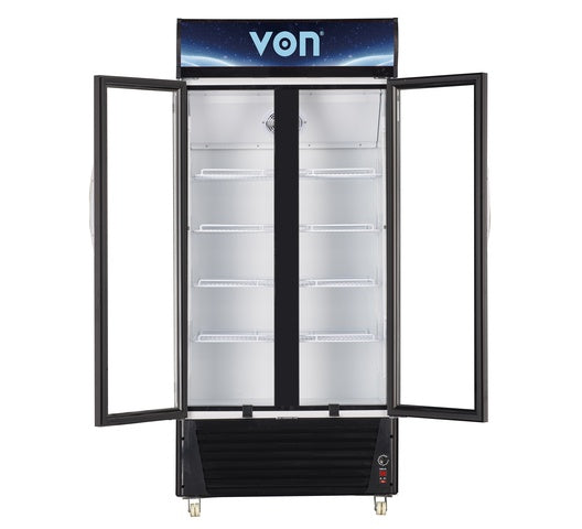 Von VARV-55DKS Vertical Cooler, 618L - Grey