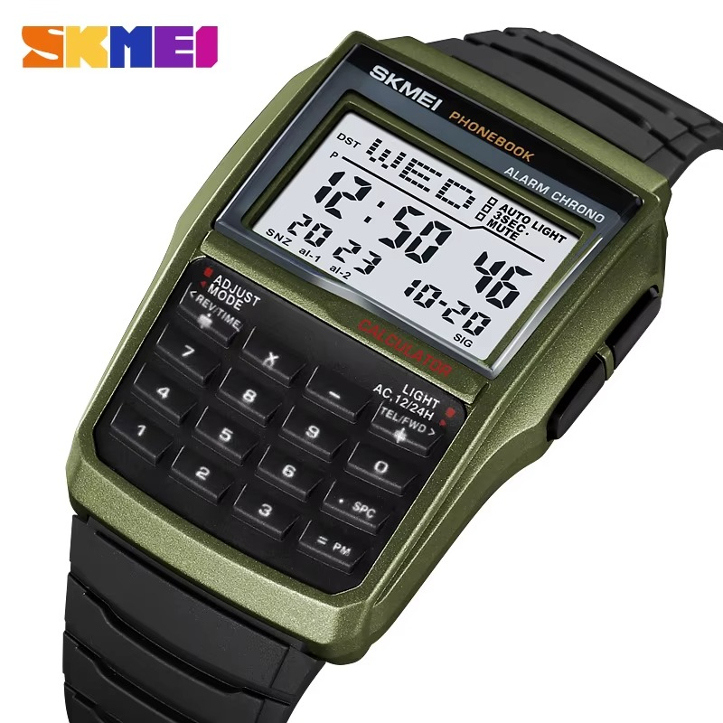 KMEI 2255 Calculator Design Classic Watch Fashion Men