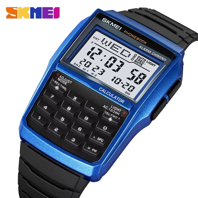 KMEI 2255 Calculator Design Classic Watch Fashion Men