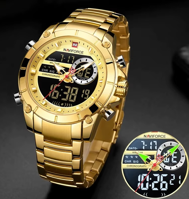 NAVIFORCE 9163 Hot Casual Gift Sport Watches Men Wrist Waterproof Watch
