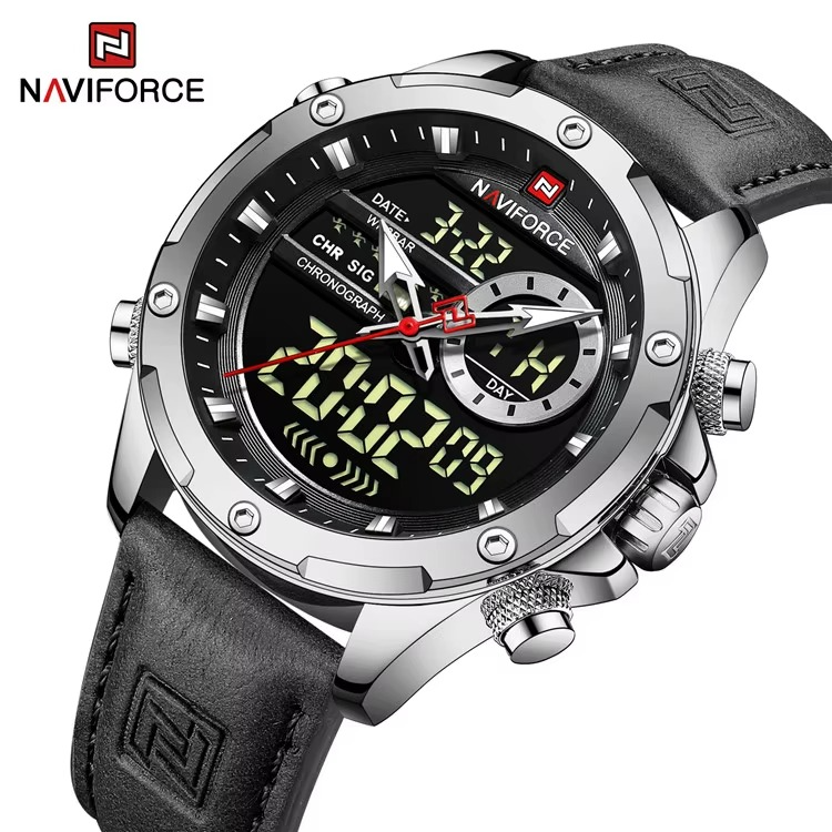 NAVIFORCE 9208 SB Business Leather Men Watche