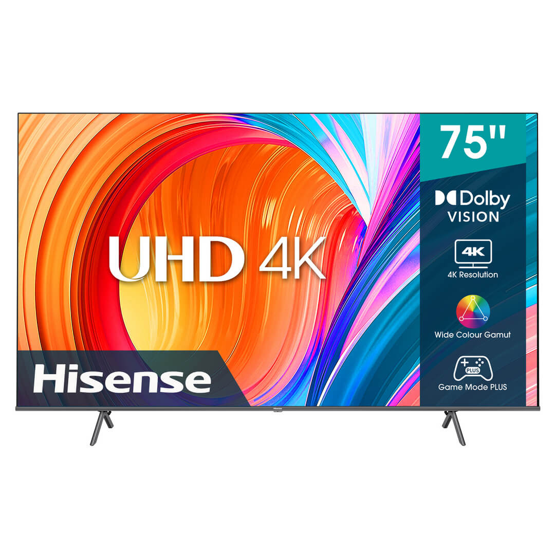 Hisense 75" Inch Frameless 4k UHD Smart Tv