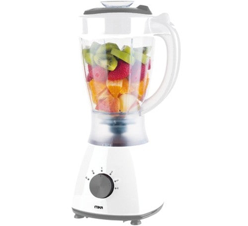 Mika Blender, 1.5L, 400W, White & Grey - MBLR101/WG