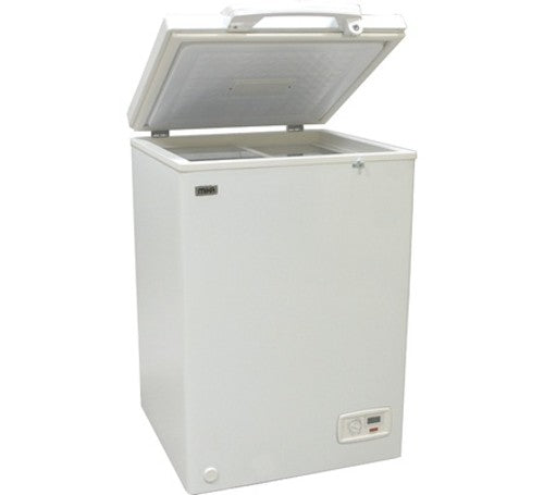 Mika Chest Freezer, 99L, Aluminum Inner, White - MCF100W