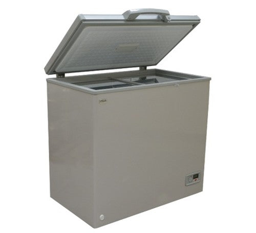 Mika Chest Freezer, 200L, Aluminum Inner, Silver Grey - MCF200SG