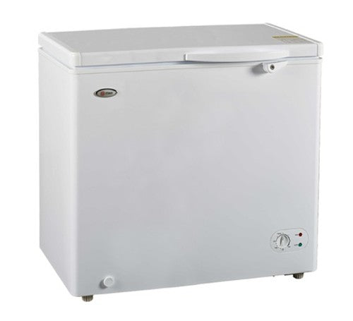 Mika Chest Freezer, 200L, Aluminum Inner, White - MCF200W