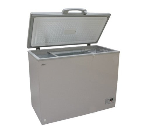 Mika Chest Freezer, 250L, Aluminum Inner, Silver Grey - MCF250SG