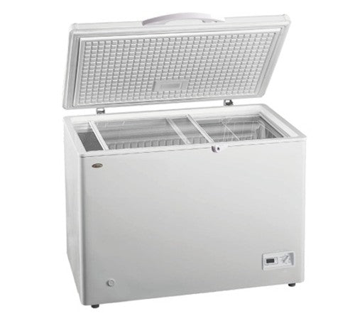 Mika Chest Freezer, 280L, Aluminum Inner, White - MCF300W