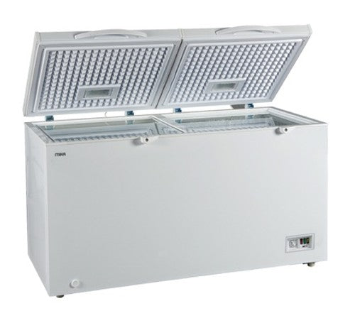 Mika Chest Freezer, 445L, Aluminum Inner, White - MCF420W