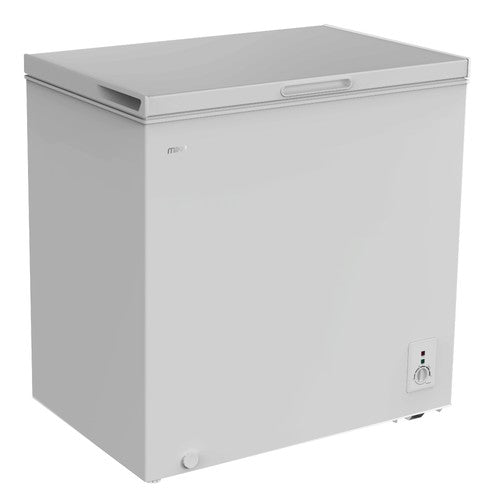 Mika Chest Freezer, 199L, White Inner, Silver Grey - MCF199WSG