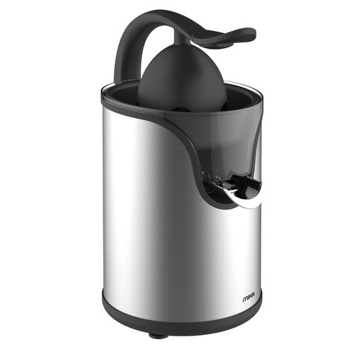 Mika Citrus Juicer, Plastic Handle Press, 100W, Stainless Steel - MJC101X