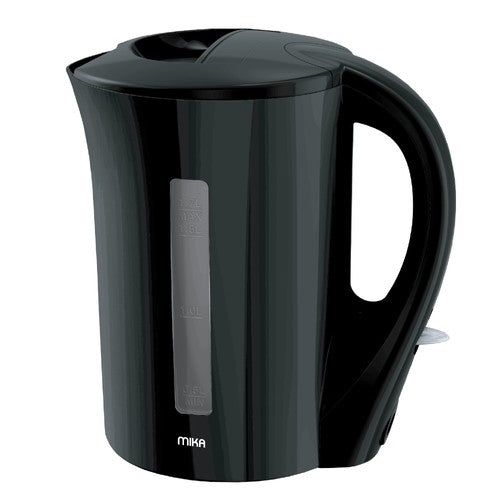 Mika Electric Kettle, 1.7L, Plastic, Corded, Black - MKT1004B