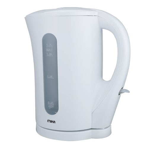 Mika Electric Kettle, 1.7L, Plastic, Cordless, Cream White - MKT1103W