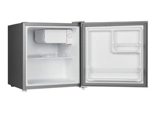 Mika Fridge, 46L, Single Door, Defrost (Direct Cool), Dark Silver - MRDCS46DS