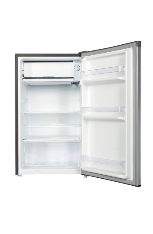 Mika Fridge, 92L, Single Door, Defrost (Direct Cool), Inox Line Brush - MRDCS92XLB (Available on Order)