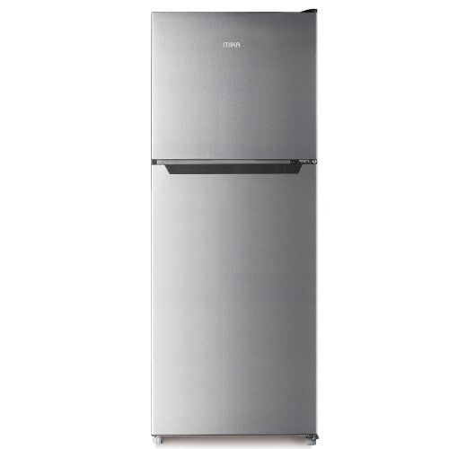 Mika Fridge, 202L, 2 Door Top Mount Freezer, No Frost (Frost Free), Line Silver Dark - MRNF202LSD