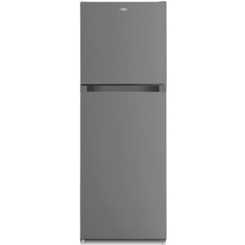 Mika Fridge, 348L, 2 Door Top Mount Freezer, No Frost (Frost Free), Brush SS Look - MRNF348DS