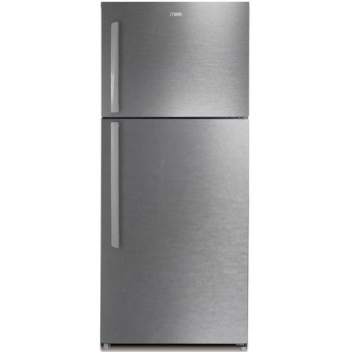 Mika Fridge, 410L, 2 Door Top Mount Freezer, No Frost (Frost Free), INVERTER Compressor, Inox Line Brush - MRNF410XLBV