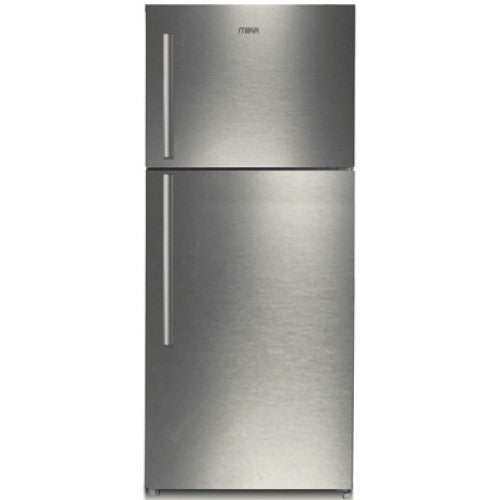 Mika Fridge, 465L, 2 Door Top Mount Freezer, No Frost (Frost Free), INVERTER Compressor, Inox Line Brush - MRNF465XLBV