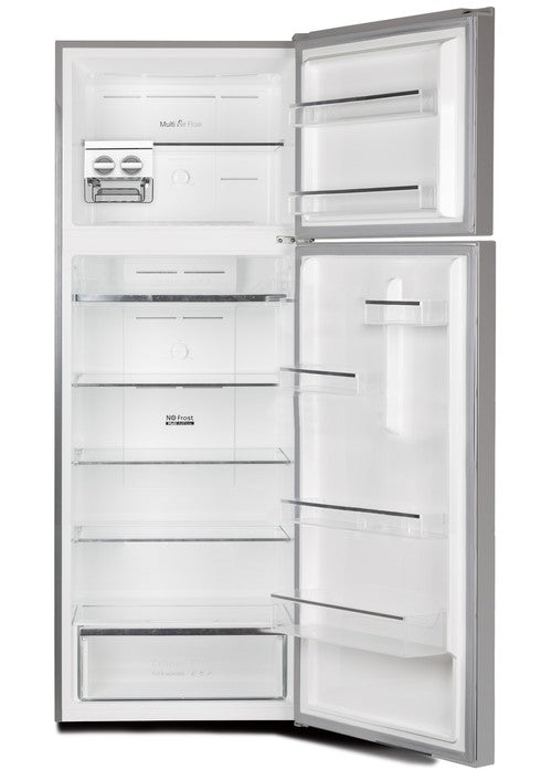 Mika Fridge, 465L, 2 Door Top Mount Freezer, No Frost (Frost Free), INVERTER Compressor, Inox Dark Matt - MRNF465XDMV