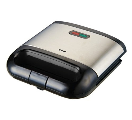 Mika Sandwich Maker, 2 Slice, 750W, Black & SS - MSAN400/SSB