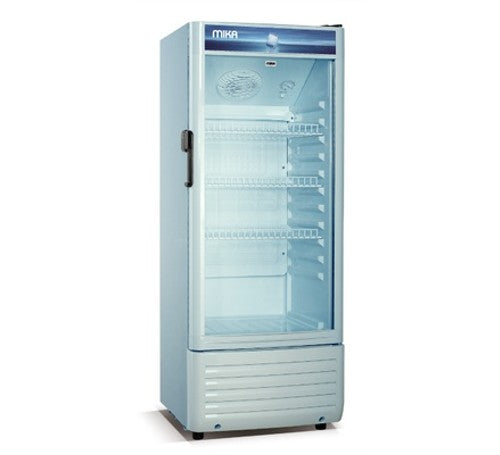 Mika Showcase Chiller, 150L, Single Door, White &Grey - MSFU1501WG