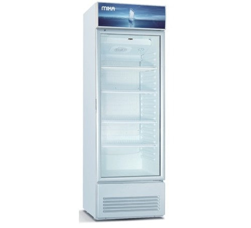 Mika Showcase Chiller, 250L, Single Door, White & Grey MSFU2501WG