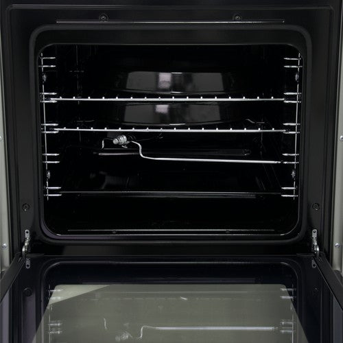 Mika Standing Cooker, 60cm x 60cm, 4G(1Wok), Elec. Oven (Air Fry+Conv.), 6F, Rotisserie, Stainless Steel - MST614GHI/WOK