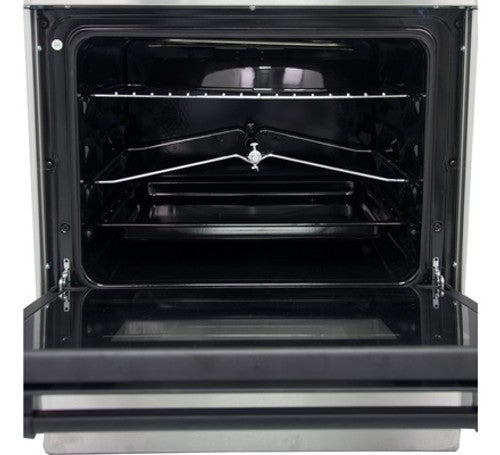 Mika Standing Cooker, 58cm x 58cm, 3G+1E, FFS, Electric Oven, 4F, with Rotisserie, Stainless Steel - MST6031HI/TRL