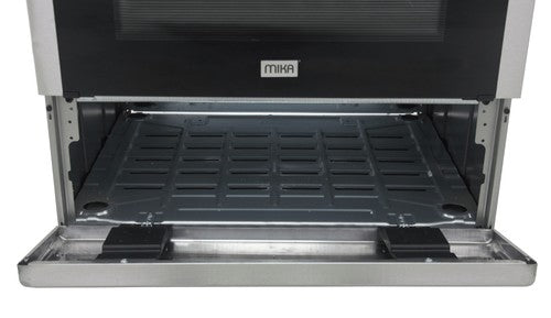 Mika Standing Cooker, 60cm x 60cm, 3G+1E, Electric Oven, 4F, with Rotisserie, Stainless Steel - MST6231HI/TR6