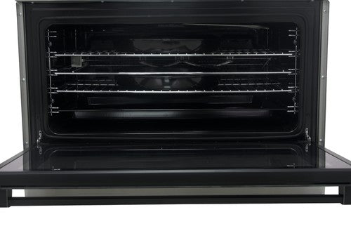 Mika Standing Cooker, 60cm x 90cm, 4G(1Wok)+1E, Full Elec. Oven (Air Fry+Conv), 6F, Rotisserie, S. Steel - MST90PU41HI/FOW