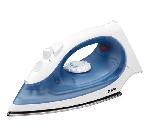Mika Steam Iron, Non-Stick Soleplate, White & Blue - MSTI405