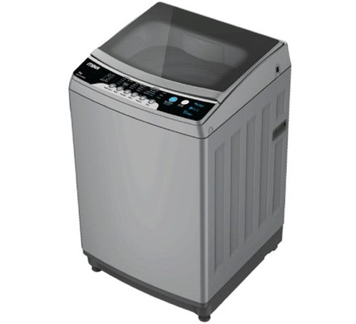 Mika Washing Machine, 8Kg, Fully Automatic, Top Load, Dark Silver - MWATL3508DS
