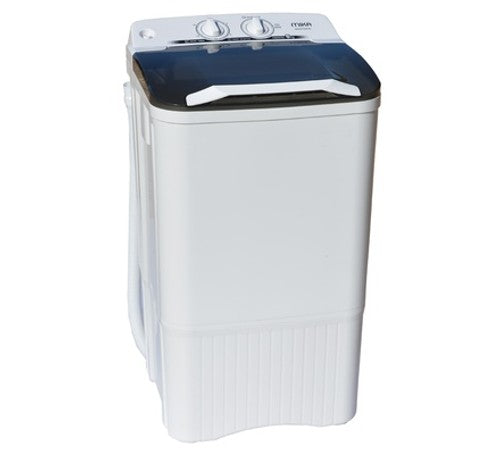 Mika Washing Machine, 6kg, Semi Automatic, Single Tub, White & Grey - MWSTS2106